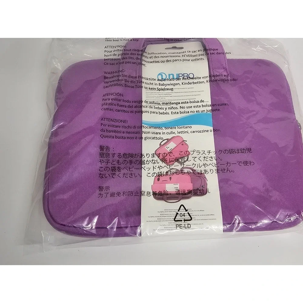 NuPro Zipper Sleeve for All Versions of Fire Kids Edition Tablets - Purple/Pink